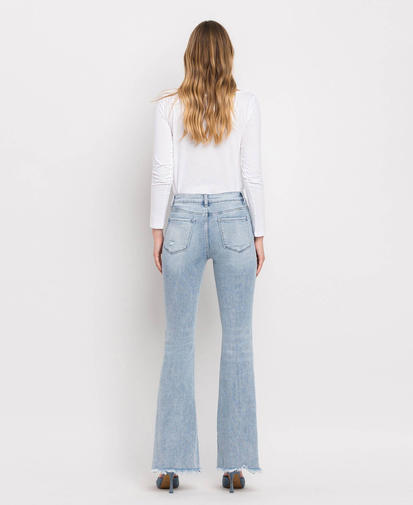 CLAIRE HIGH RISE CLASSIC FLARE JEANS