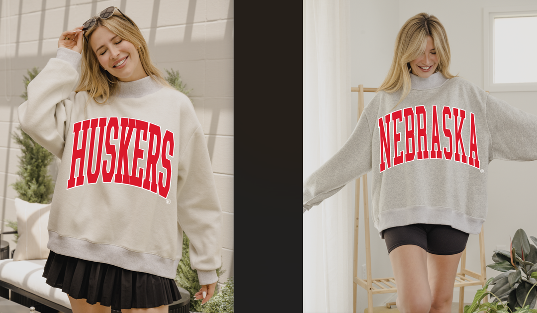 Nebraska Huskers Reversible Mock Neck