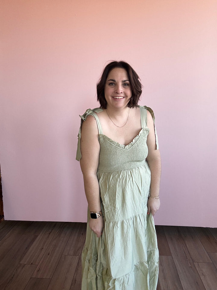 Green Grasses Dress