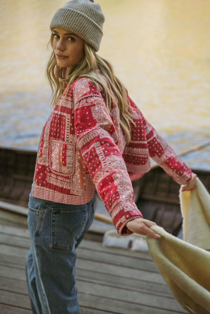 Bandana quilt jacket