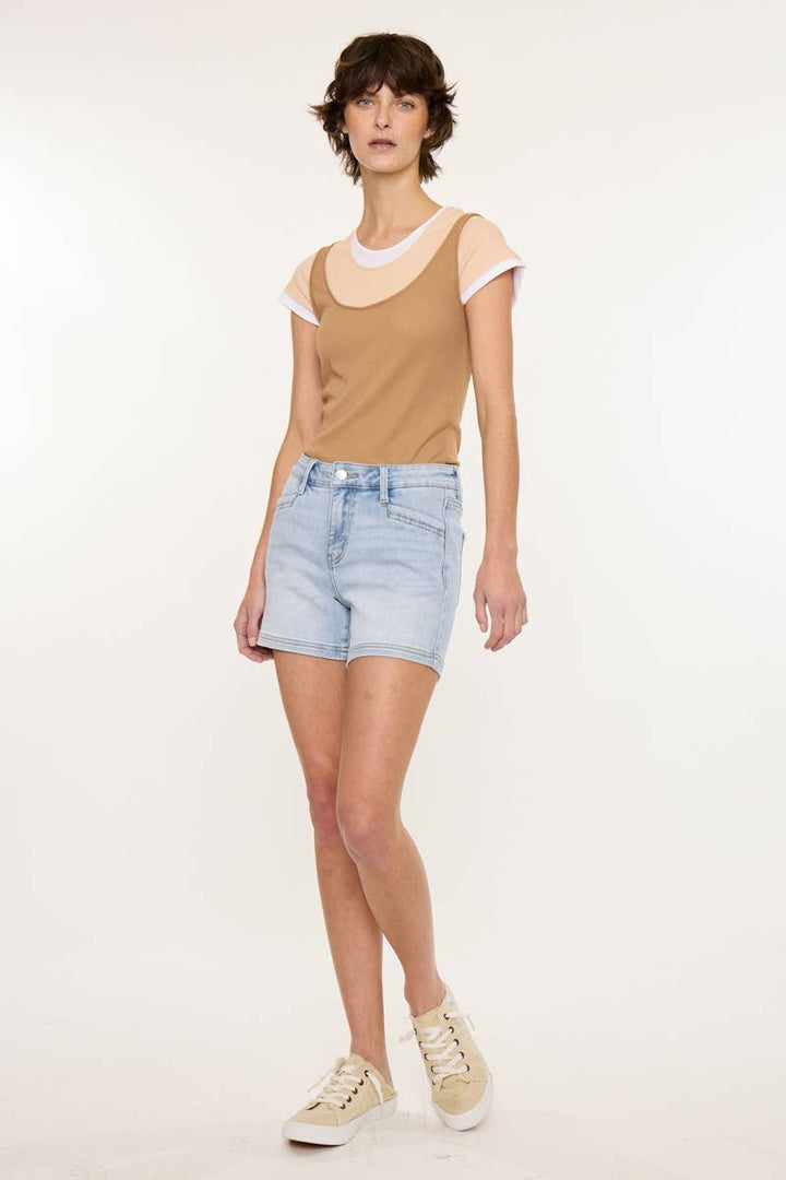 Cosmic mid rise denim short