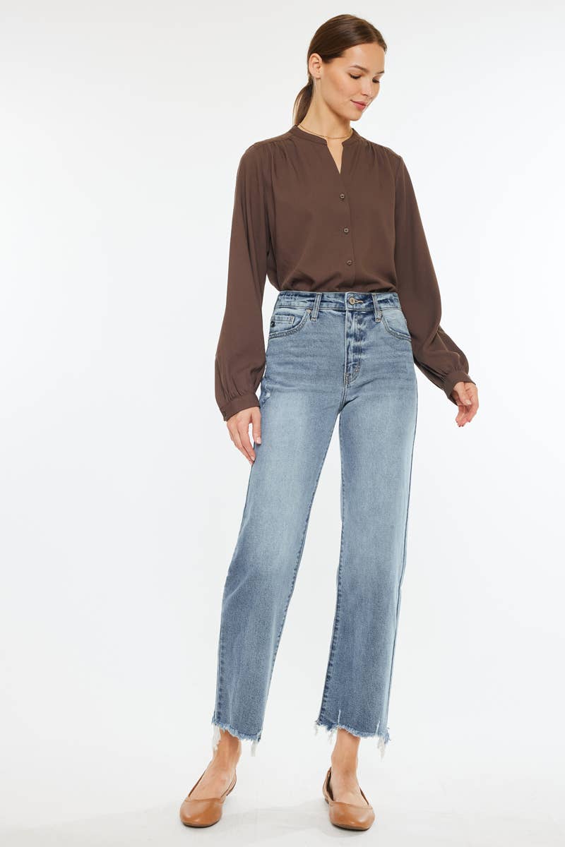 Kendall High Rise Slim Wide Leg