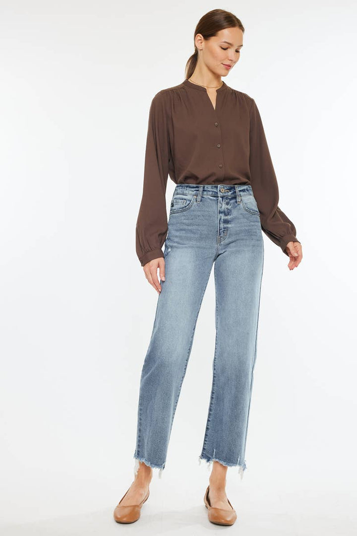 Kendall High Rise Slim Wide Leg