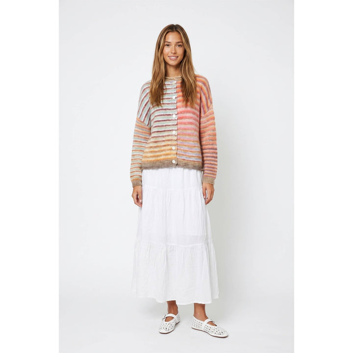 Judy Multi color button up cardigan