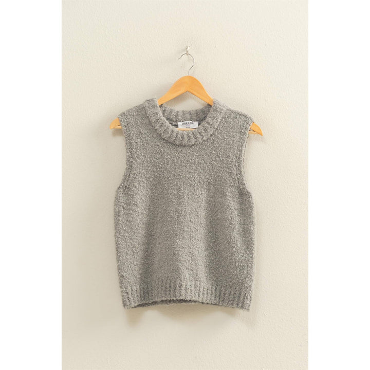 Meredith Crew Neck Sleeveless Sweater