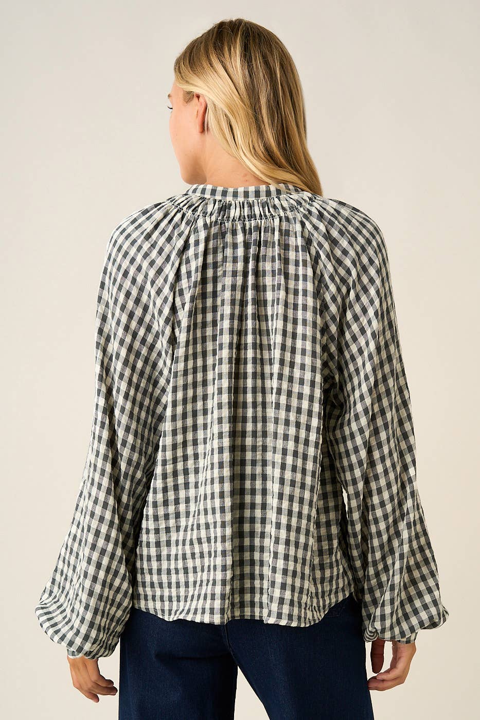 Bentley Gingham Blouse