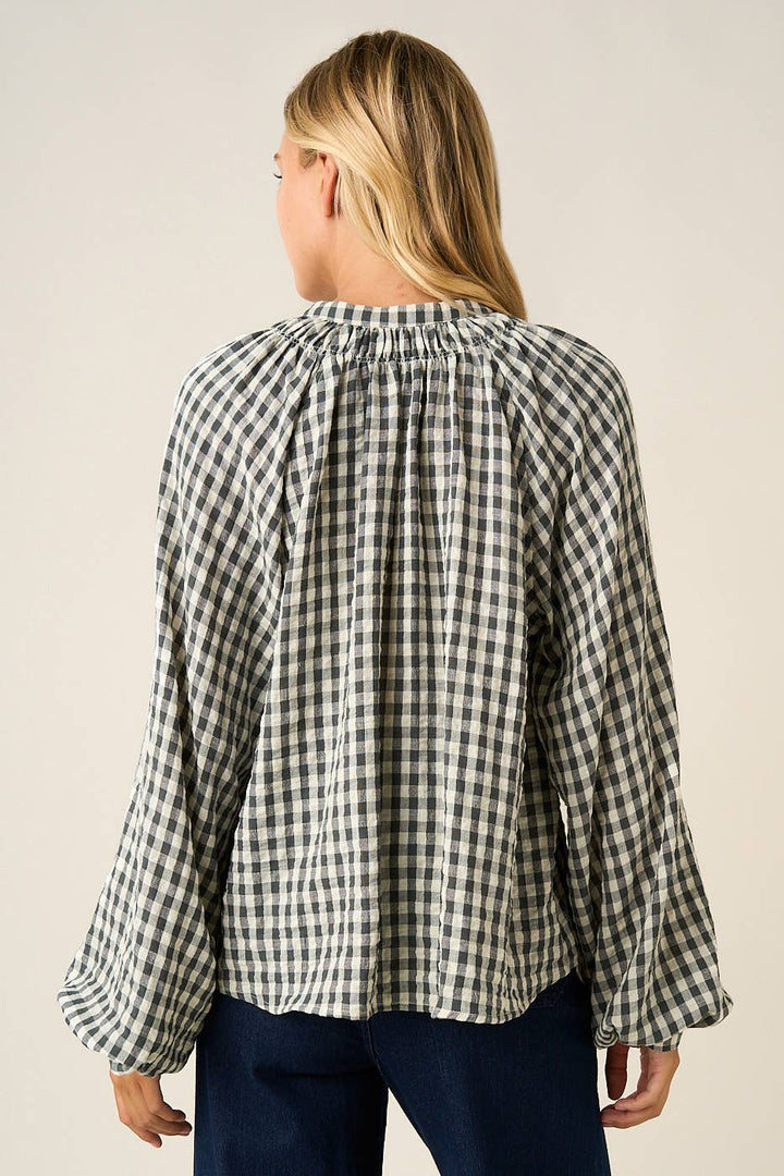 Bentley Gingham Blouse