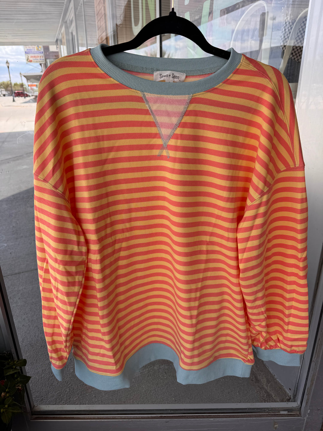Molly stripe crew