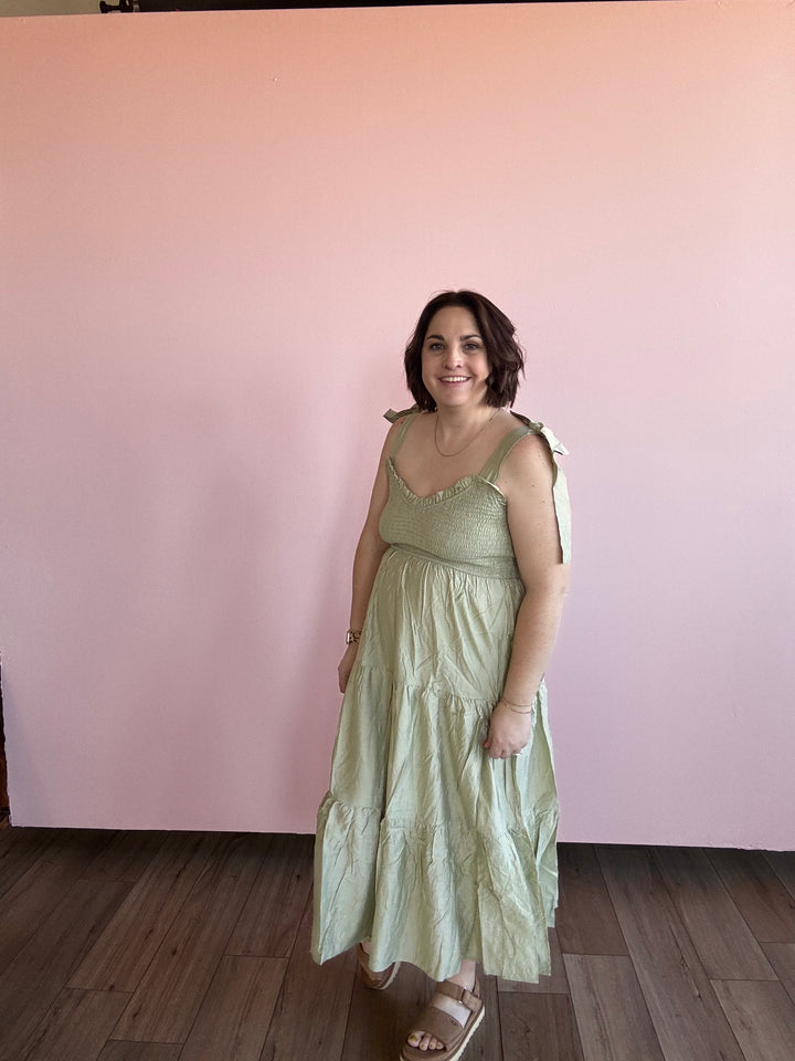 Green Grasses Dress