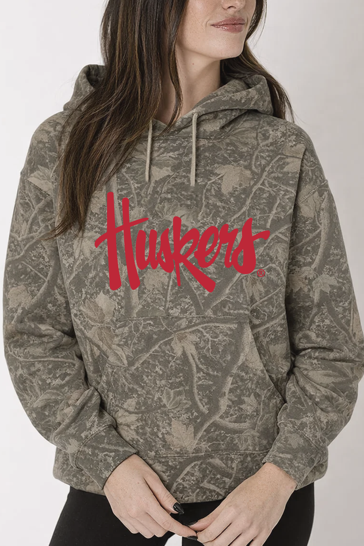 University of Nebraska Huskers Camo Hoodie