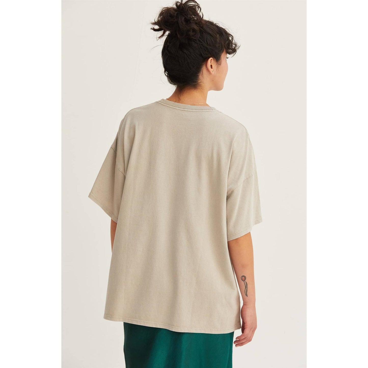 COOL OVERSIZED DISTRESSED COTTON T-SHIRT