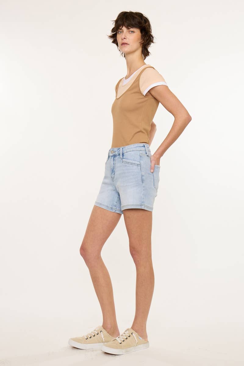 Cosmic mid rise denim short