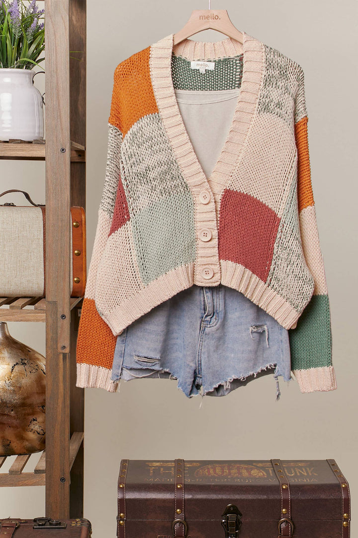 Madi Color crochet cardigan