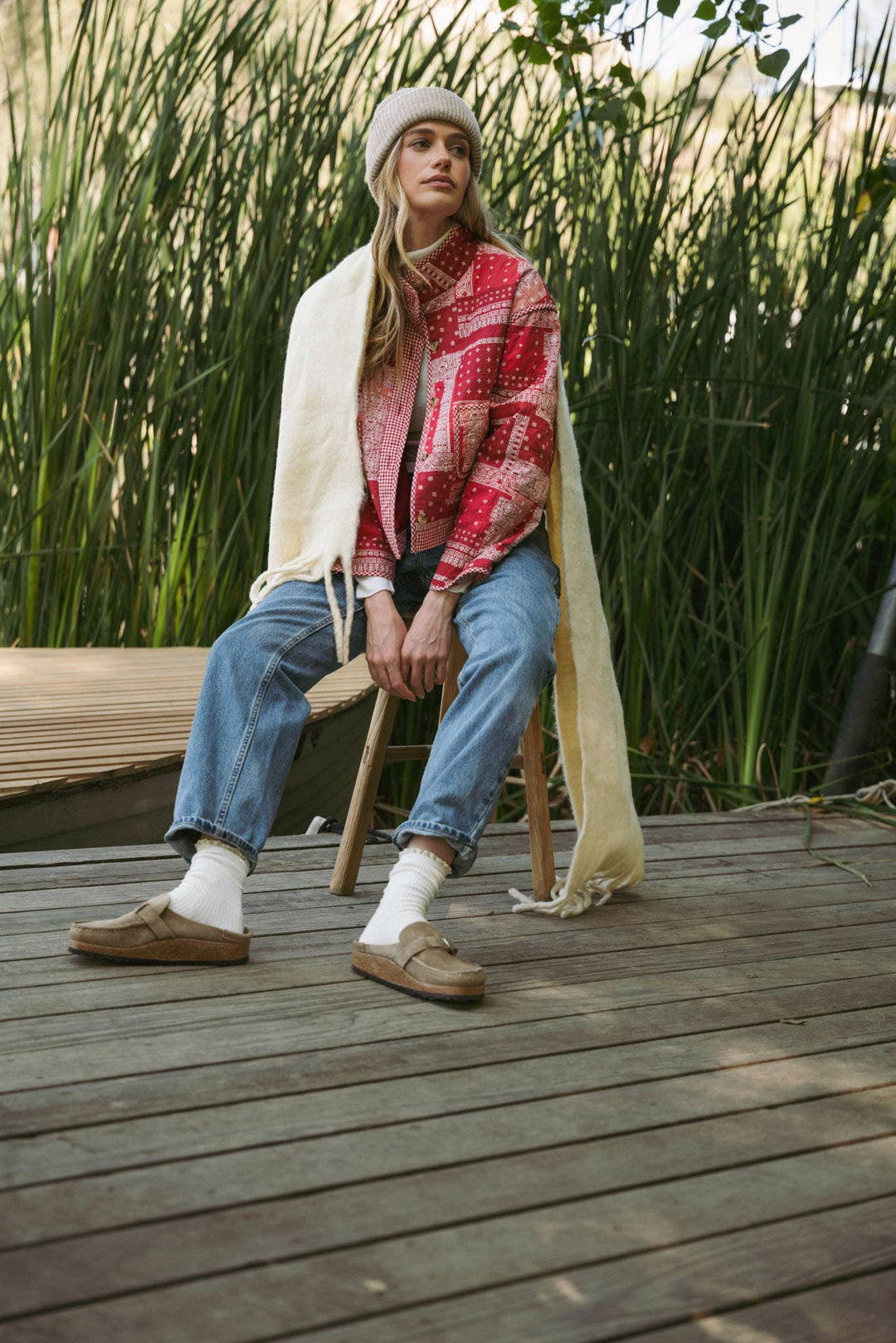 Bandana quilt jacket