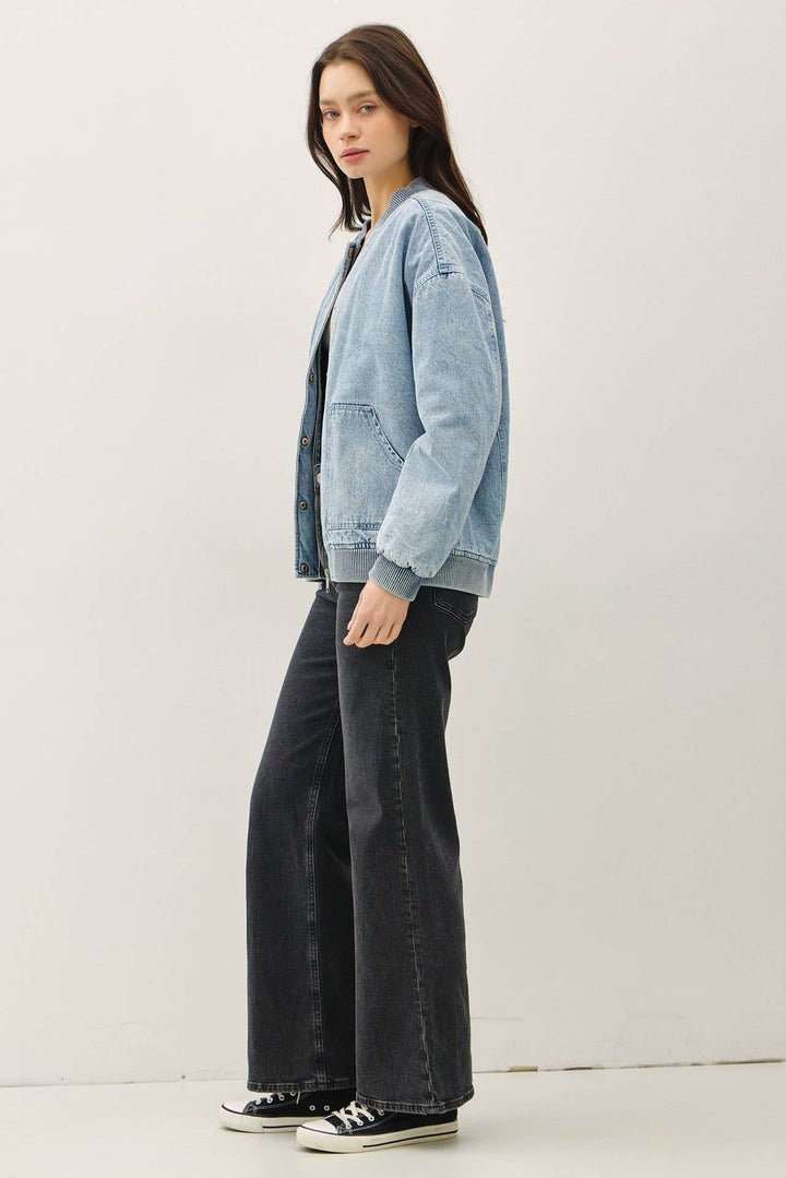 London denim feel bomber