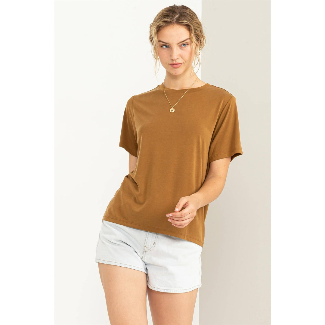 EFFORTLESSLY COOL SHORT SLEEVE TOP