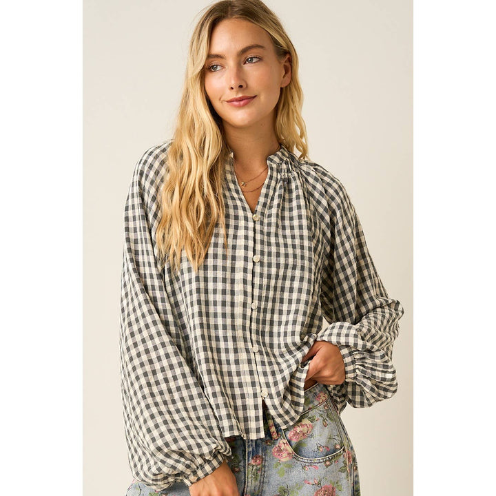 Bentley Gingham Blouse