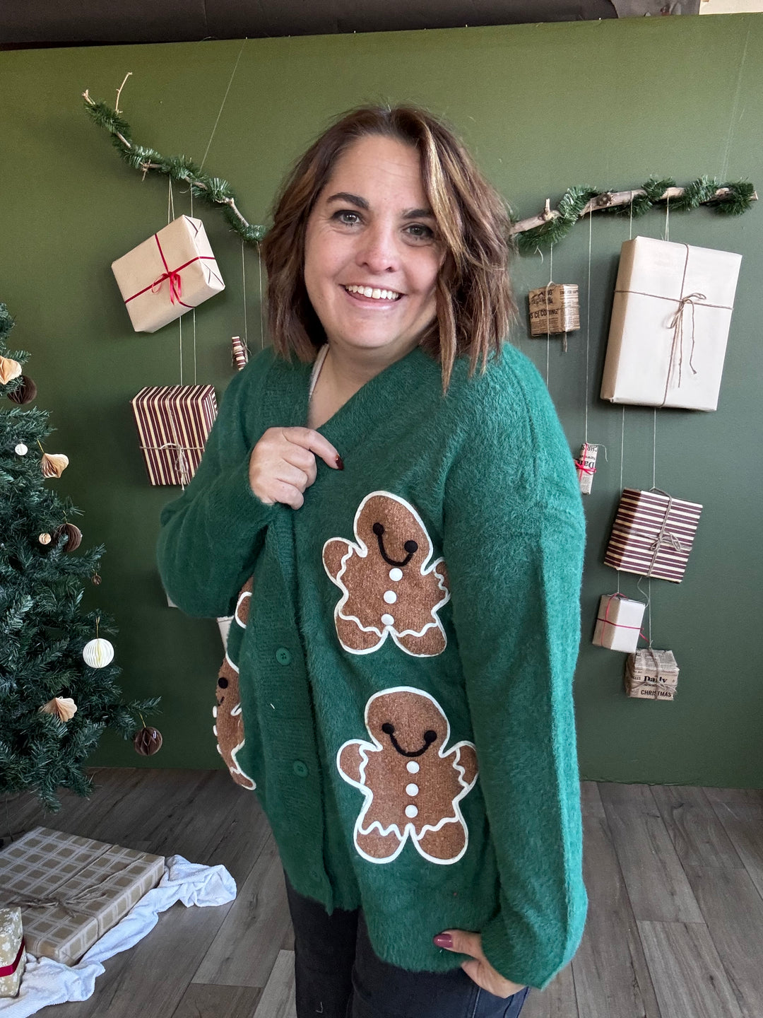 Gingerbread Cardi