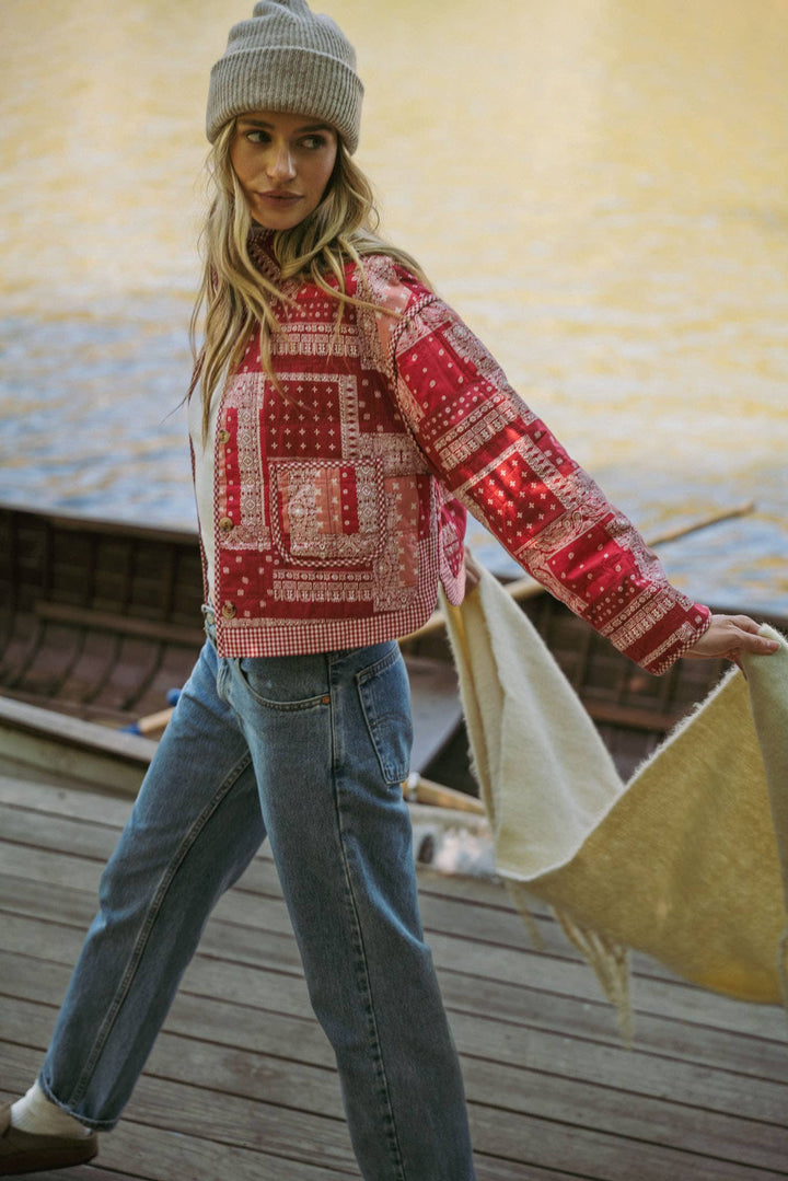 Bandana quilt jacket