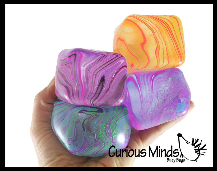 1 Swirl NeeDoh Nice Cube Ice Sugar Ball - Thick Glue/Gel