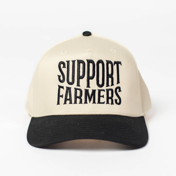 'Support Farmers' Embroidered Trucker Hat