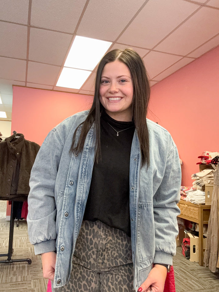 London denim feel bomber