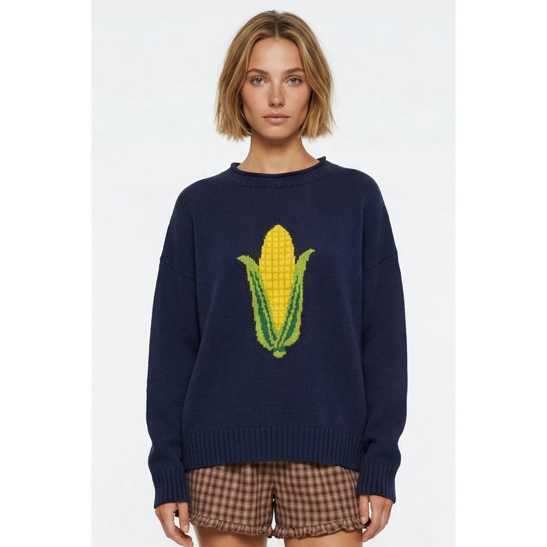 Corn pullover sweater