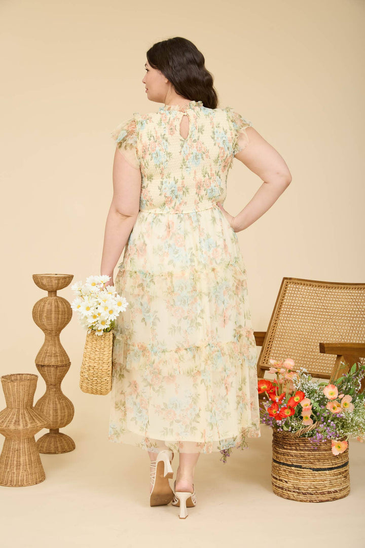 Butter Tulle Maxi dress