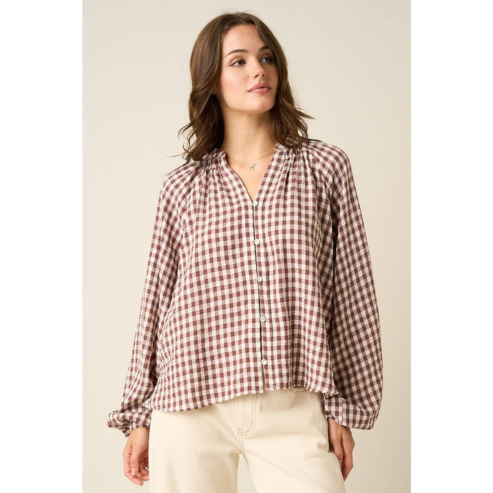 Bentley Gingham Blouse