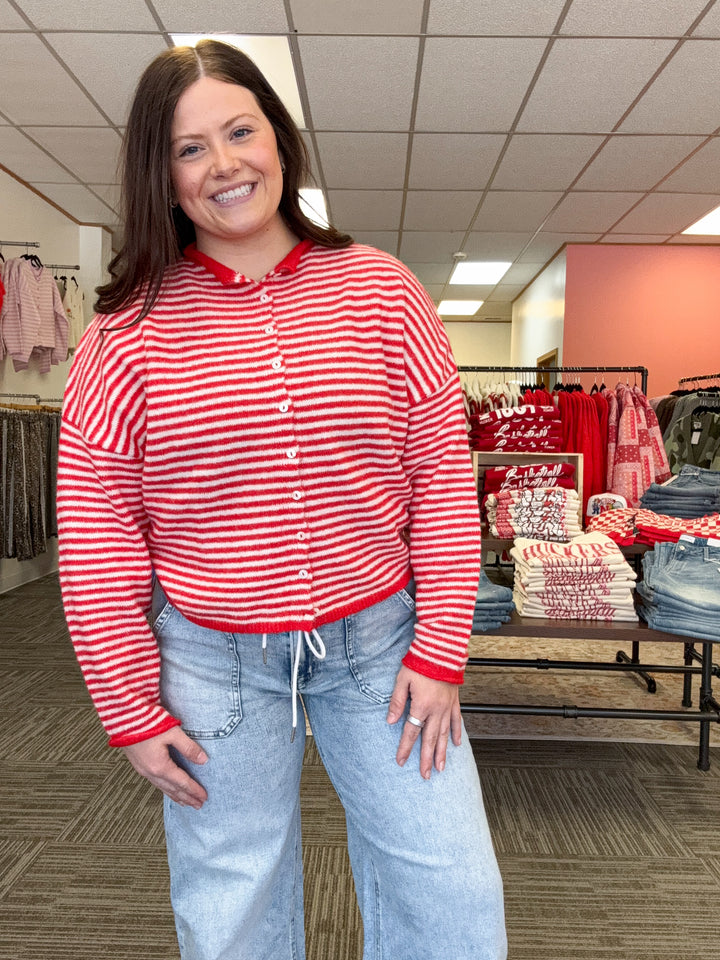 Piper Cardigan - Striped