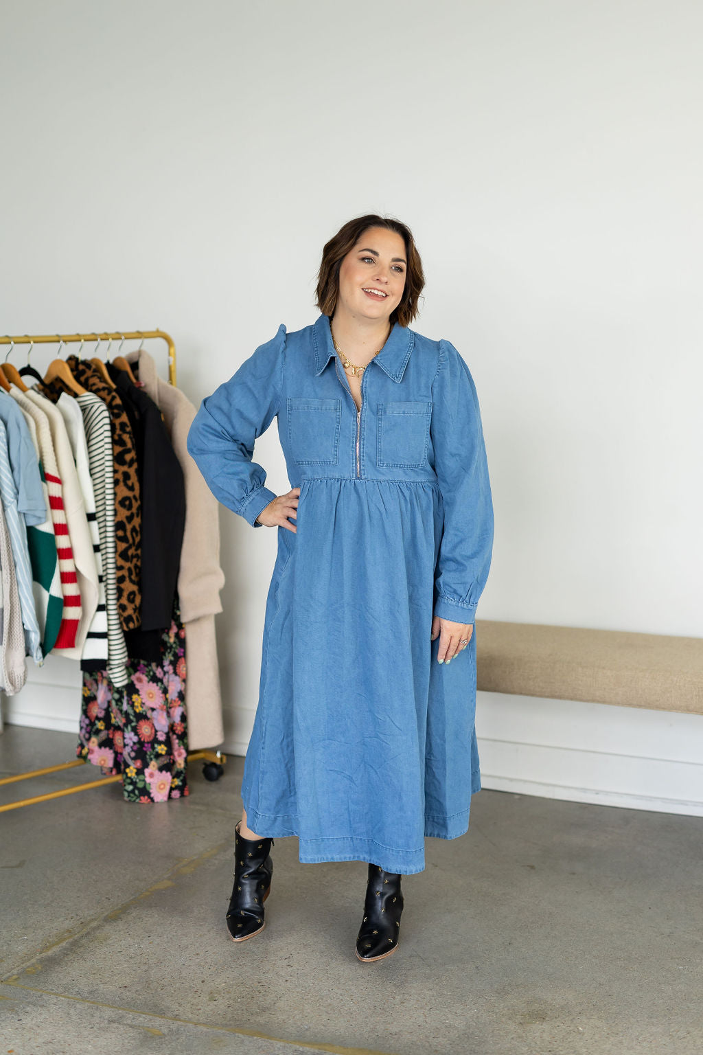 Halsey Western dress