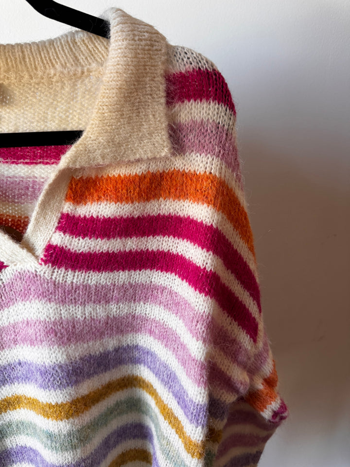 Totally pinkish collared sweater