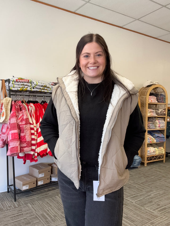 Quinn fleece lined vest
