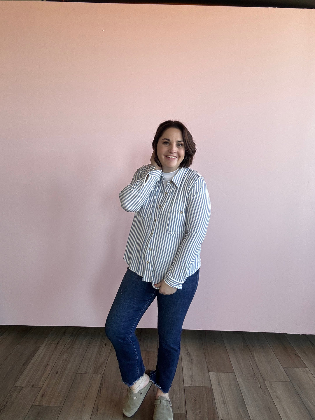 Dusty Stripe Button Down Shirt