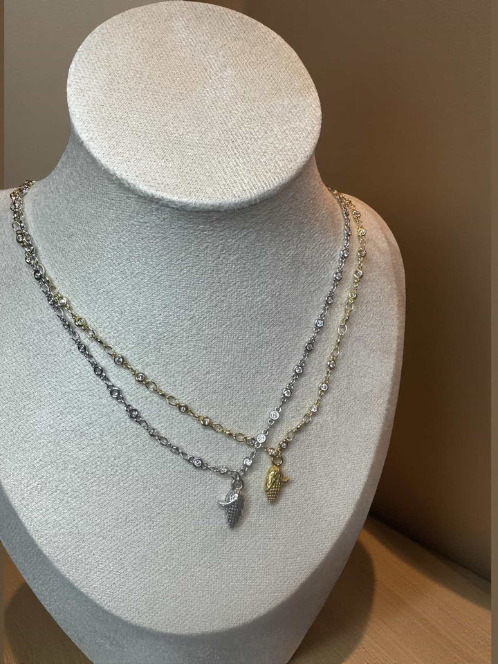 *PREORDER* Silver Corn Necklace
