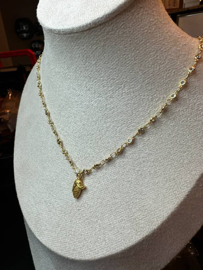*PREORDER* Corn Necklace-Gold