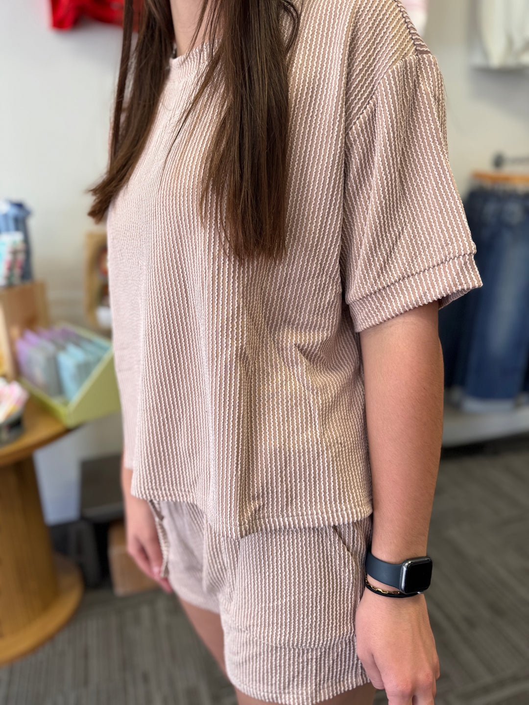 Ribbed Round Neck Set