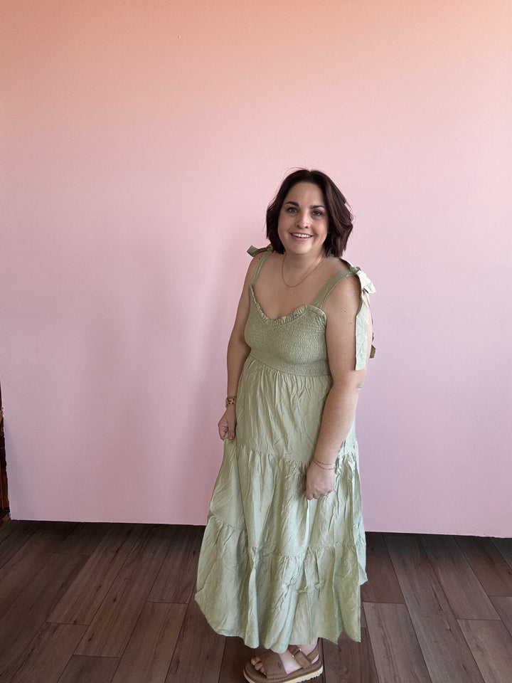Green Grasses Dress
