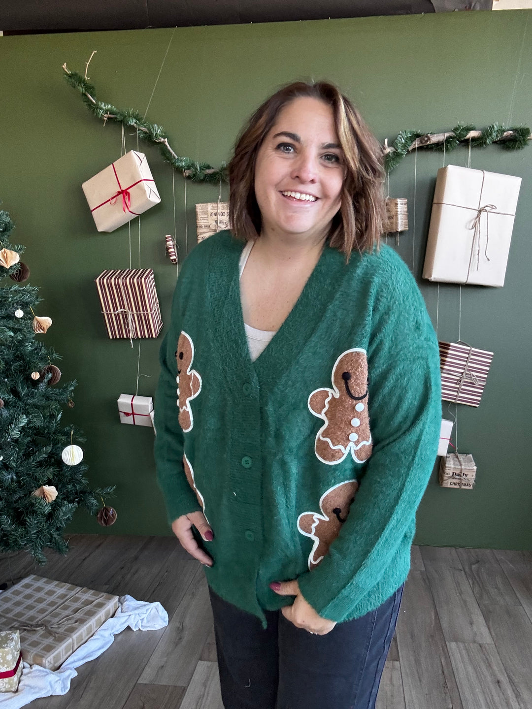 Gingerbread Cardi