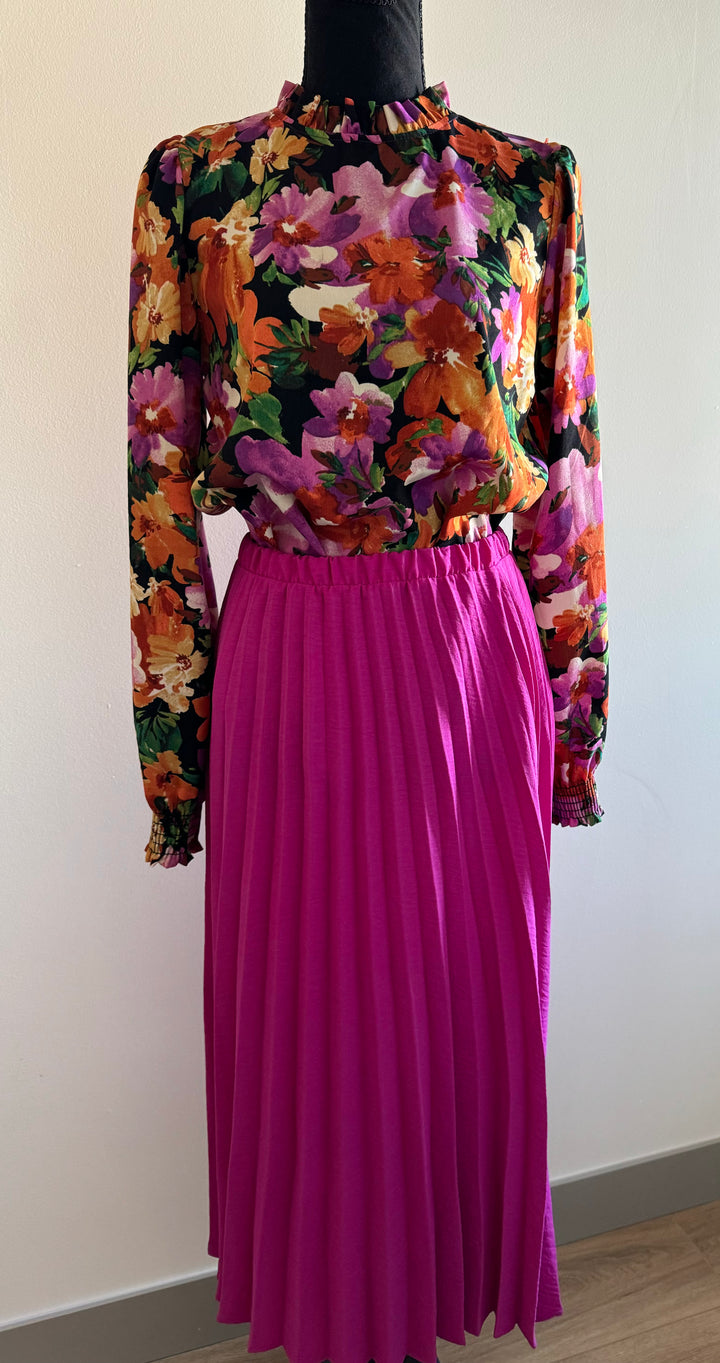 Sophie smock neck floral