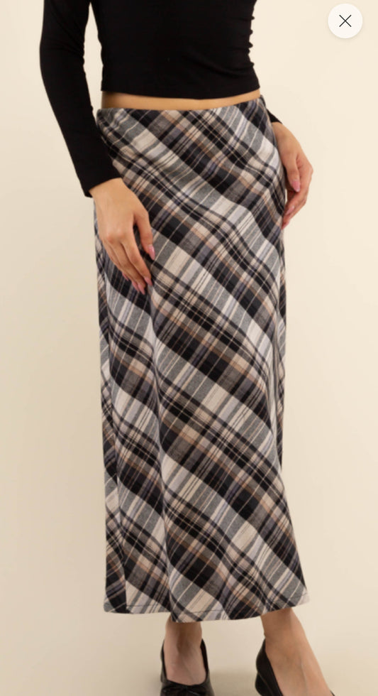 Magnolia Flannel Skirt