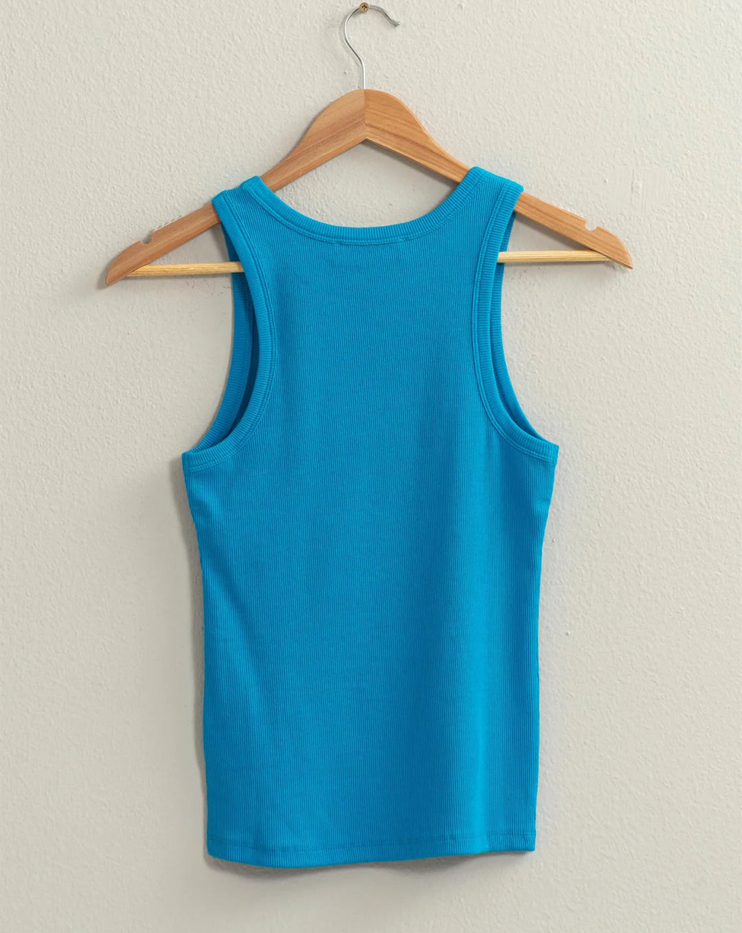 Ribbed Round Neck tank top