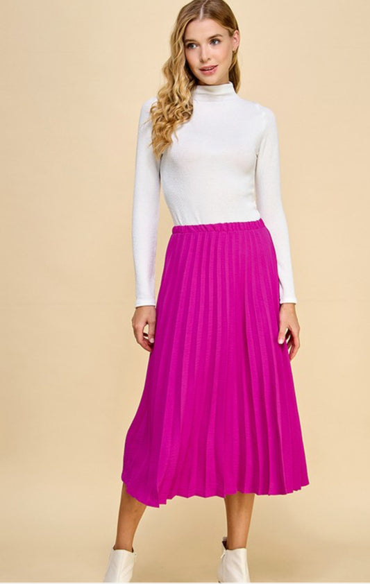 Maggie magenta skirt