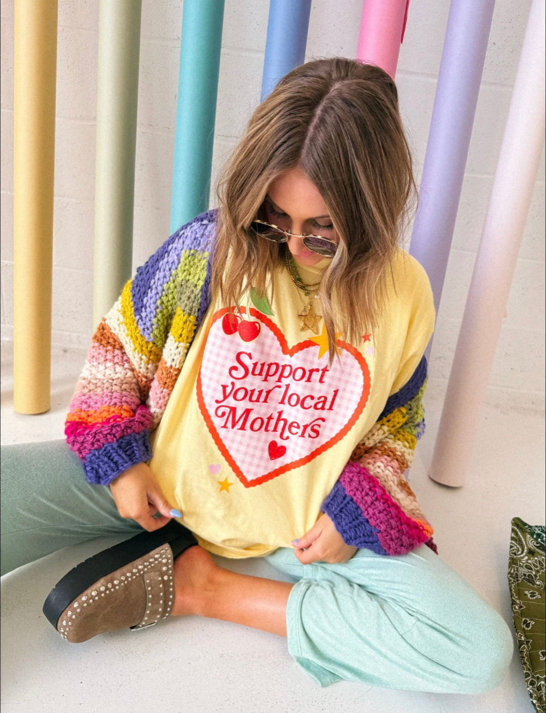 Support local mothers tee