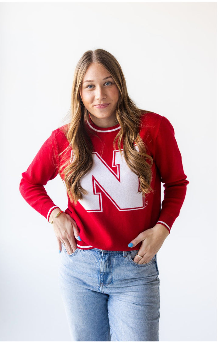Wicks Nebraska sweater