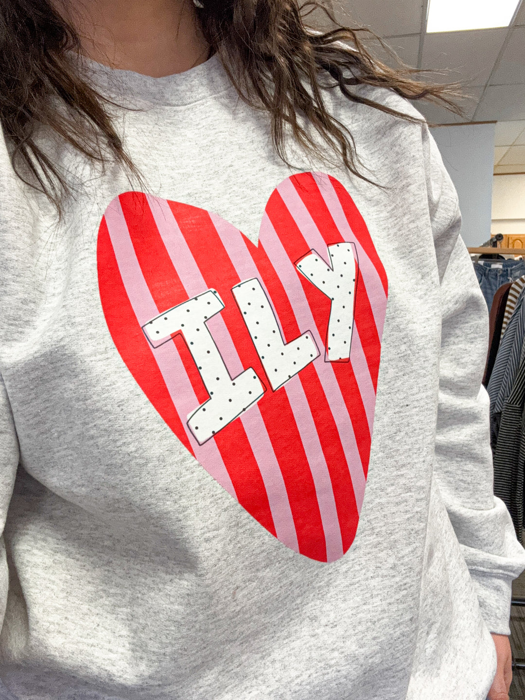 ILY crewneck-I love you