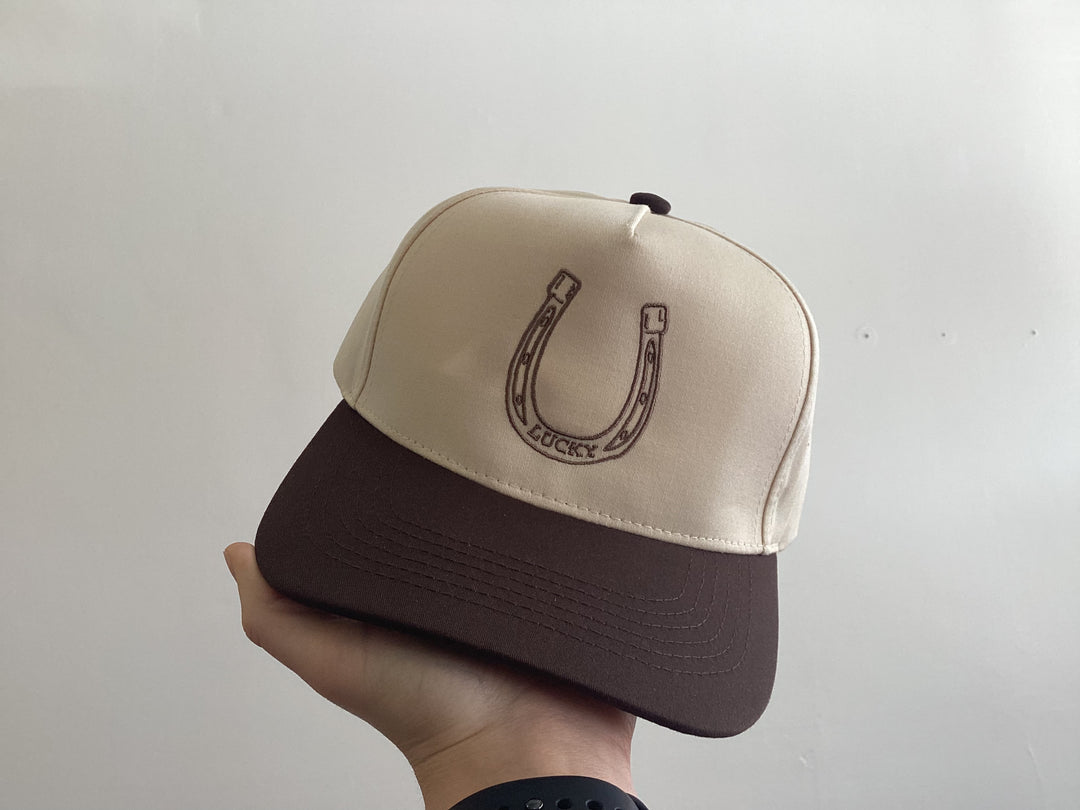 Lucky horseshoe hat