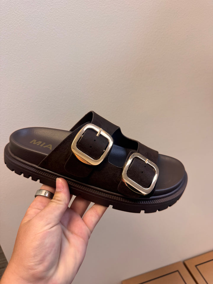 Mia Sandal- Brown