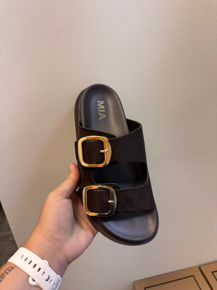 Mia Sandal- Brown