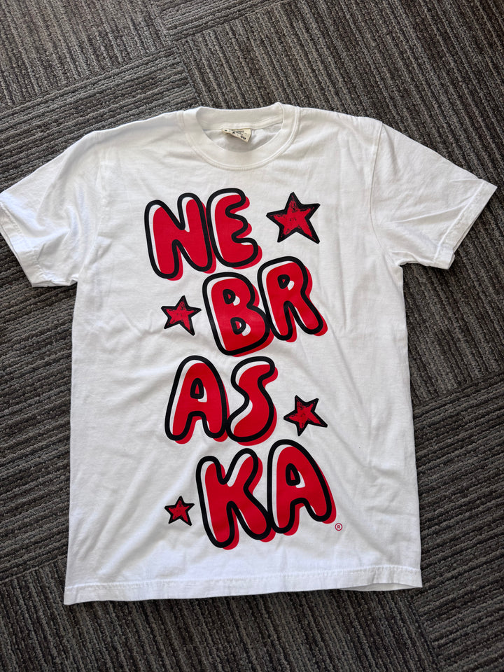 White Nebraska Bubble tee